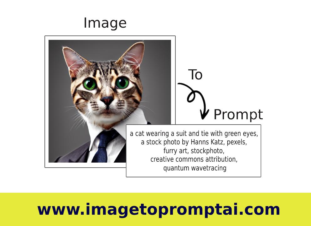 Image To prompt generator logo